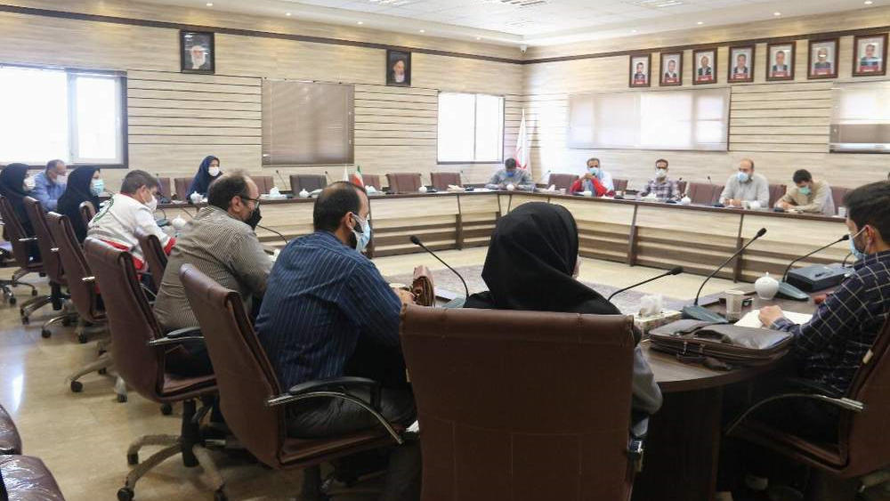 نشست هماهنگی و پیگیری مفاد تفاهم‌نامه جمعیت هلال احمر و سازمان بسیج سازندگی قزوین